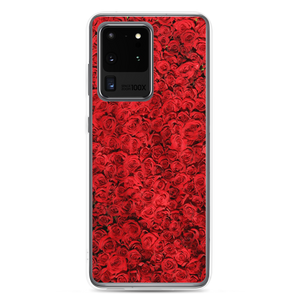 Samsung Galaxy S20 Ultra Red Rose Pattern Samsung Case by Design Express