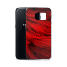 Red Feathers Samsung Case by Design Express
