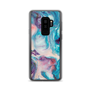 Samsung Galaxy S9+ Blue Multicolor Marble Samsung Case by Design Express