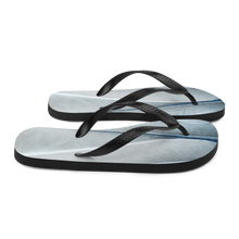 White Feathers Texture Flip-Flops by Design Express