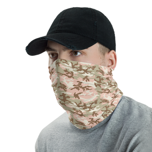 Peach Desert Camo Neck Gaiter Masks by Design Express