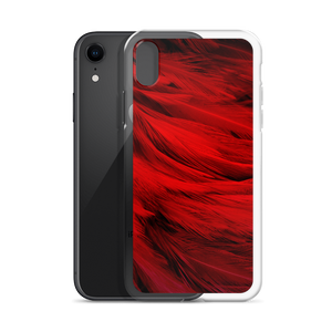 Red Feathers iPhone Case by Design Express