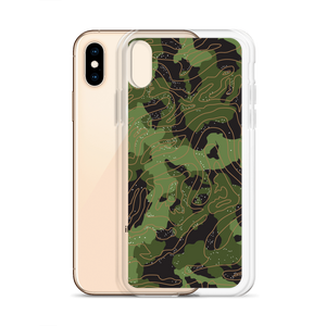 Green Camoline iPhone Case by Design Express