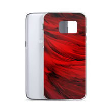 Red Feathers Samsung Case by Design Express