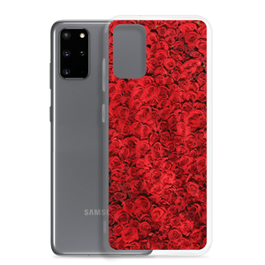 Red Rose Pattern Samsung Case by Design Express
