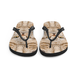 Scottish Fold Cat "Hazel" Flip-Flops by Design Express