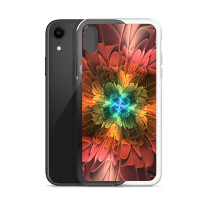 Abstract Flower 03 iPhone Case by Design Express
