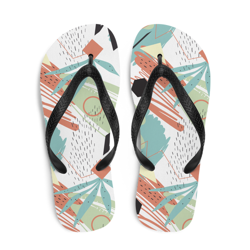 Mix Geometrical Pattern 03 Flip-Flops by Design Express