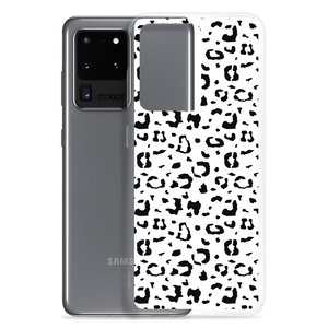 Black & White Leopard Print Samsung Case by Design Express
