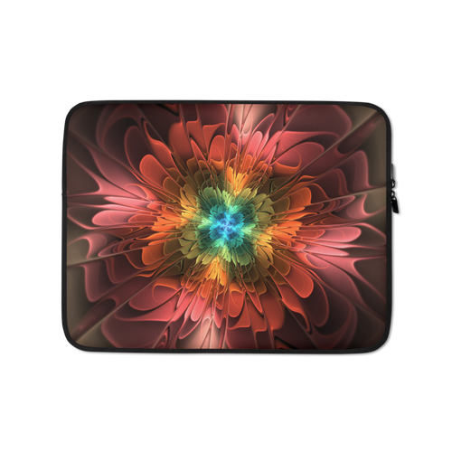 13 in Abstract Flower 03 Laptop Sleeve by Design Express