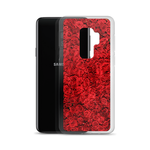Red Rose Pattern Samsung Case by Design Express