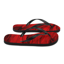 Red Feathers Flip-Flops by Design Express