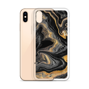 Black Marble iPhone Case by Design Express