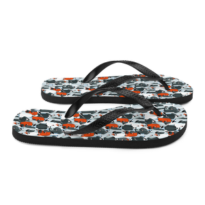 Mask Society Illustration Flip-Flops by Design Express
