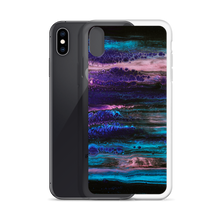 Purple Blue Abstract iPhone Case by Design Express