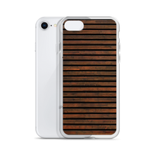 Horizontal Brown Wood iPhone Case by Design Express