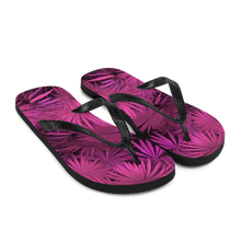 Pink Palm Flip-Flops by Design Express
