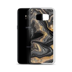 Black Marble Samsung Case by Design Express