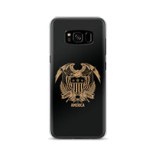 Samsung Galaxy S8 United States Of America Eagle Illustration Reverse Gold Samsung Case Samsung Cases by Design Express