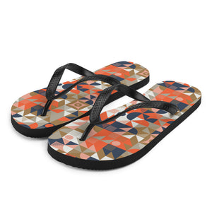 S Mid Century Pattern Flip-Flops by Design Express
