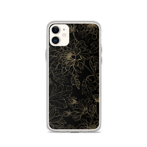 iPhone 11 Golden Floral iPhone Case by Design Express