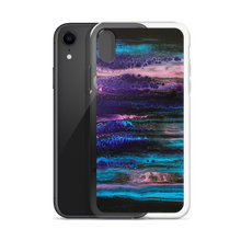 Purple Blue Abstract iPhone Case by Design Express