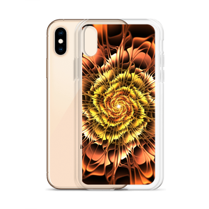 Abstract Flower 01 iPhone Case by Design Express