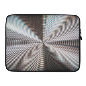 15 in Hypnotizing Steel Laptop Sleeve by Design Express
