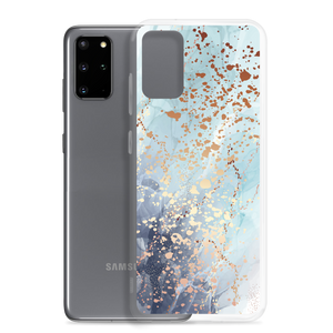 Soft Blue Gold Samsung Case by Design Express