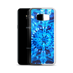 Psychedelic Blue Mandala Samsung Case by Design Express