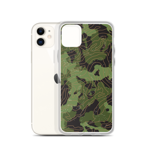 Green Camoline iPhone Case by Design Express