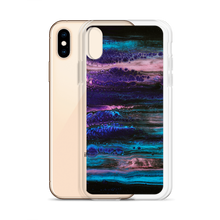 Purple Blue Abstract iPhone Case by Design Express