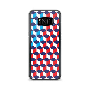 Samsung Galaxy S8 America Cubes Pattern Samsung Case Samsung Case by Design Express