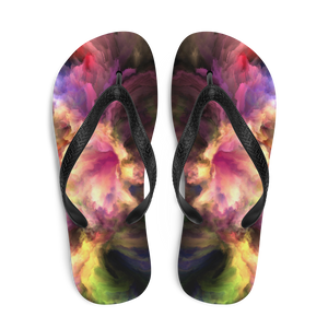 Nebula Water Color Flip-Flops by Design Express