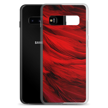 Red Feathers Samsung Case by Design Express