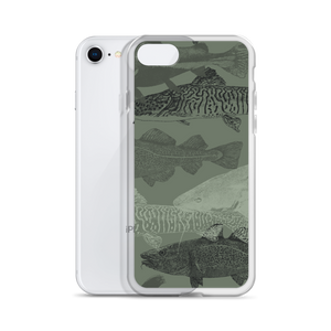 Army Green Catfish iPhone Case by Design Express