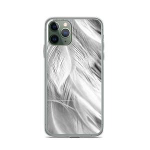 iPhone 11 Pro White Feathers iPhone Case by Design Express