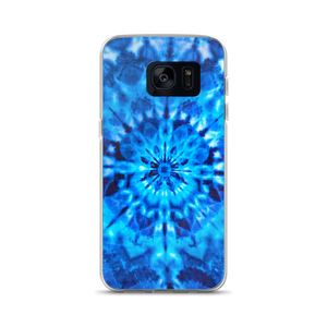 Samsung Galaxy S7 Psychedelic Blue Mandala Samsung Case by Design Express