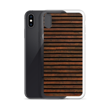 Horizontal Brown Wood iPhone Case by Design Express