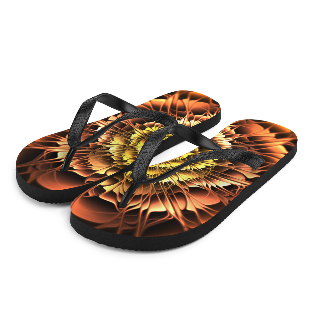 S Abstract Flower 01 Flip-Flops by Design Express