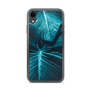 iPhone XR Turquoise Leaf iPhone Case by Design Express