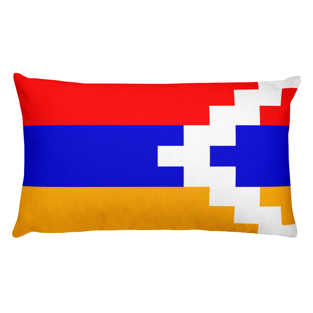 Default Title Nagorno Karabakh Flag Allover Print Rectangular Pillow Home by Design Express
