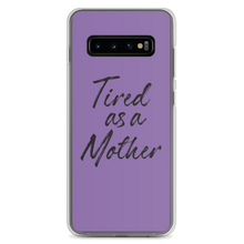 Samsung Galaxy S10+ Tired As a Mother (Funny Mother Day) Samsung Case by Design Express