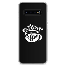 Samsung Galaxy S10+ But First Coffee (Coffee Lover) Funny Samsung Case by Design Express