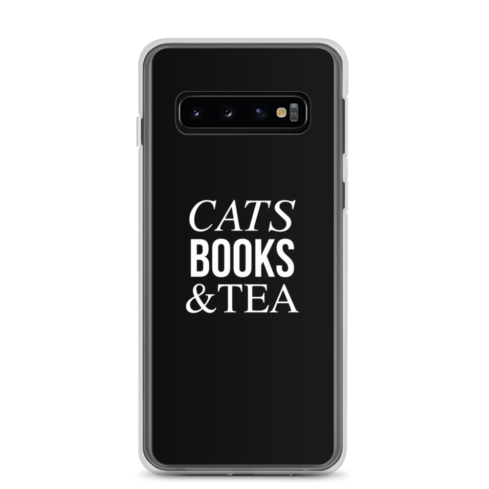 Samsung Galaxy S10 Cats Books Tea (Funny) Samsung Case by Design Express