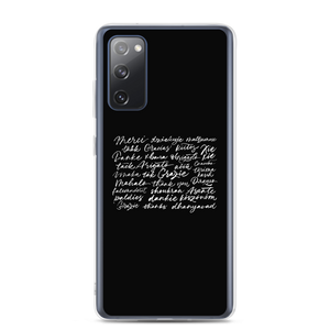 Samsung Galaxy S20 FE Thank You Various Language Samsung Case by Design Express