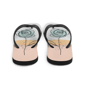 Pasty Flower Line Flip-Flops by Design Express