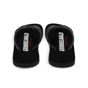 Grindelwald Switzerland Text Flip-Flops by Design Express
