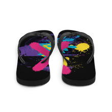 Abstract Series 01 Flip Flops Black by Design Express
