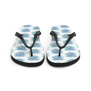 Whale Enjoy Summer Flip-Flops by Design Express